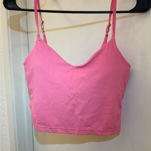 Lululemon Athletica Pink Crop Top